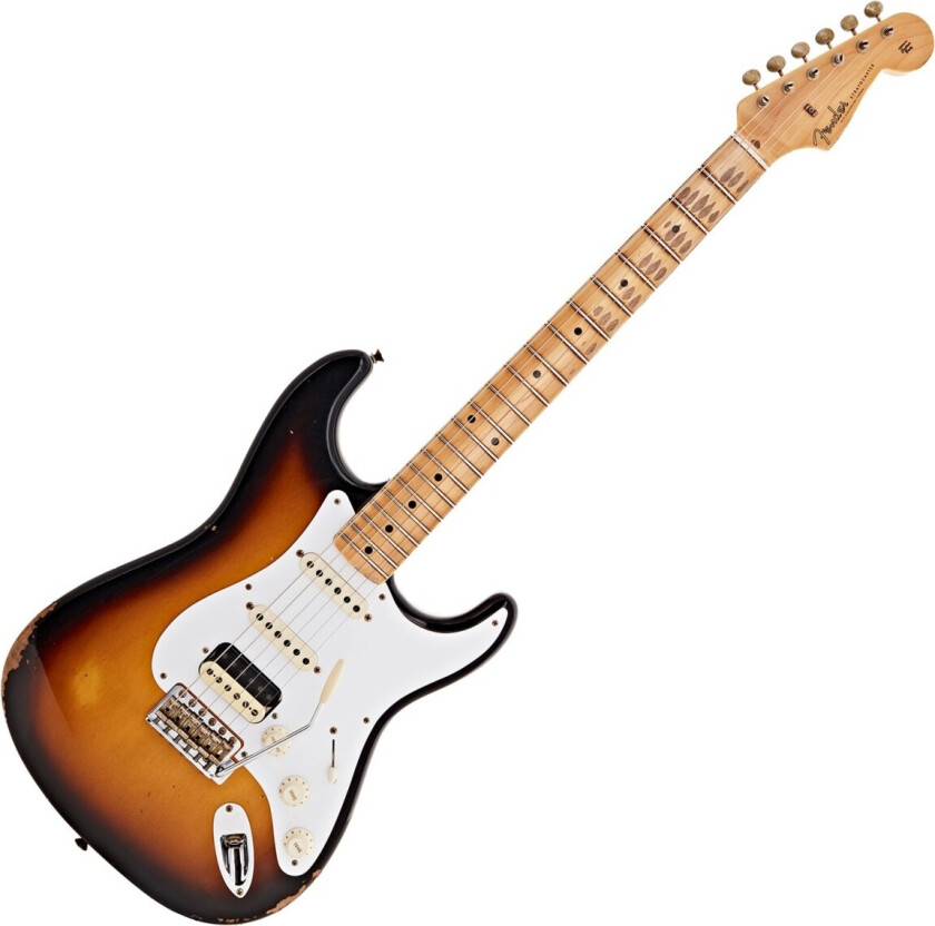 1956 Stratocaster HSS Relic Super Faded Aged 2-Colour Sunburst #R133851
