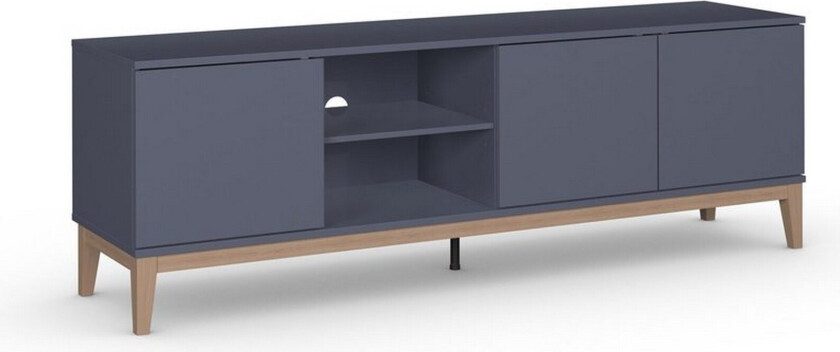 Lavbord Pelle Grå/Wotan Eik - Grå/Wotan Eik