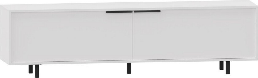 Lavbord Alberto 180x38x50 cm, Hvit - 180x38x50 cm, Hvit