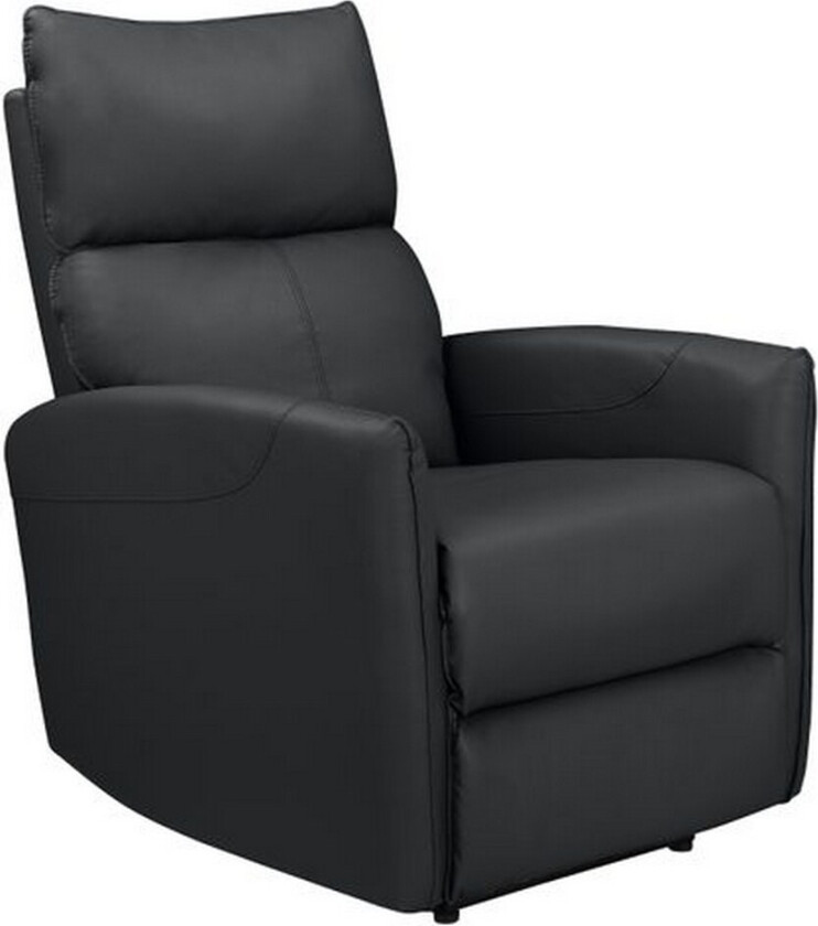 Recliner Pineto Svart, PU/metall/tre - Svart, PU/metall/tre