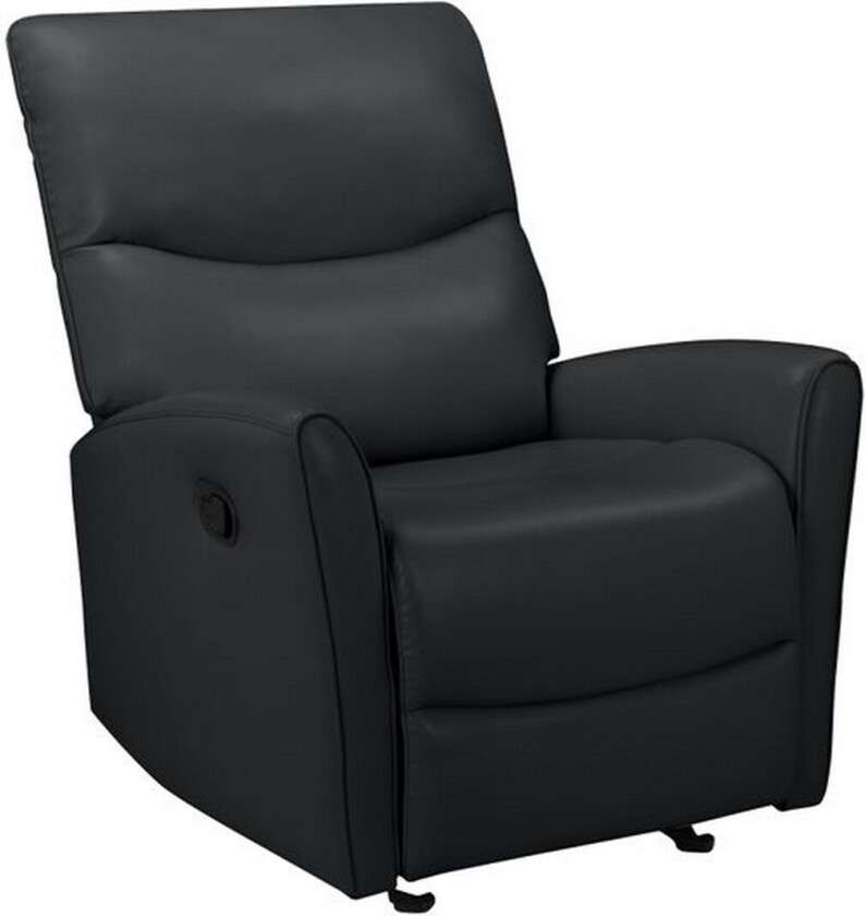 Recliner Chesley Svart, PU/metall/tre - Svart, PU/metall/tre