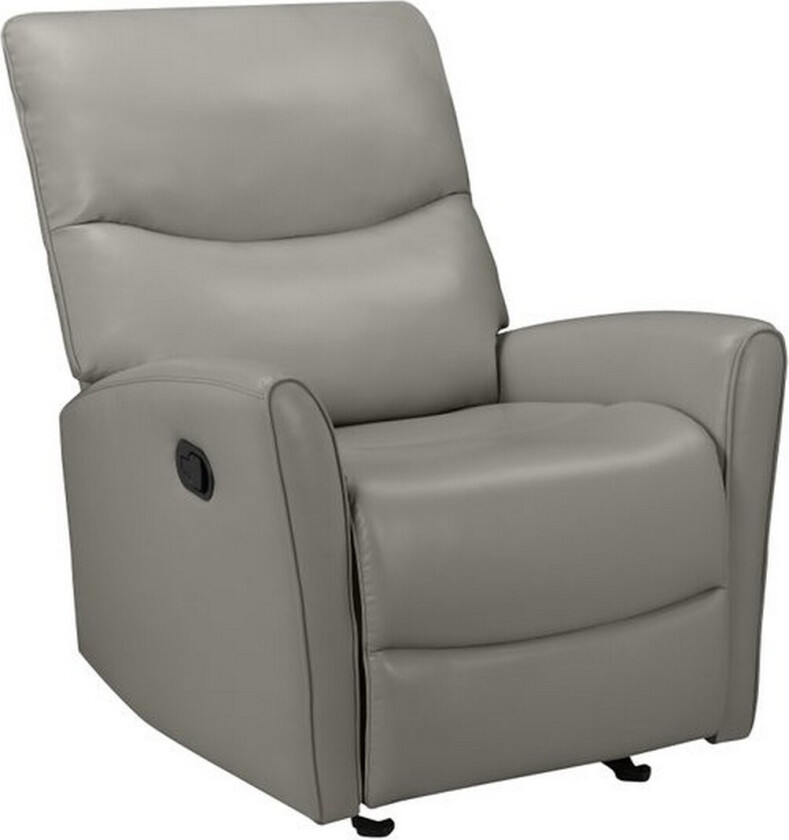 Recliner Chesley Grå, PU/metall/tre - Grå, PU/metall/tre