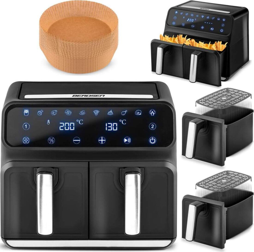 Airfryer BD-653 Sort/Sølv