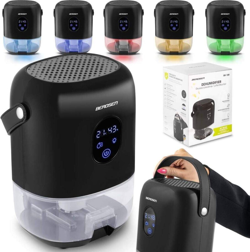 Avfukter - Fuktdemper Berdsen BR-10B Sort