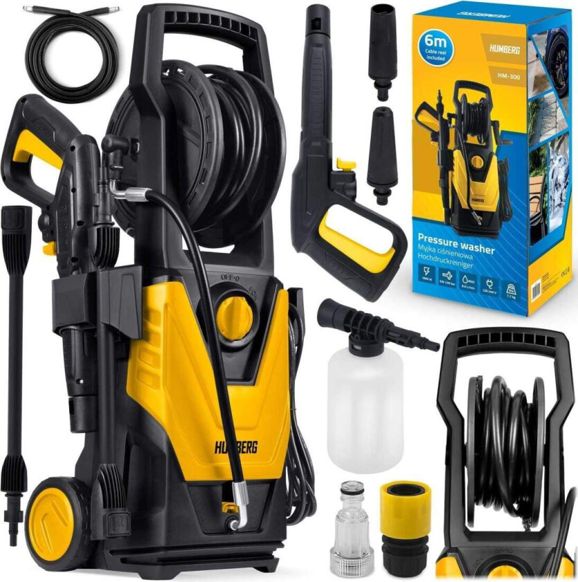 Bilde av Høytrykksspyler 230 barBruksområder: hage, terrasse, balkongmøbler, uteplassDenne høytrykksvaskeren kjennetegnes av en ekstremt