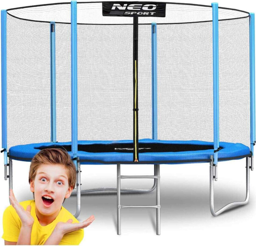 Trampoline for hagen 8ft/252cm med ytternett og stige fra Neo-Sport