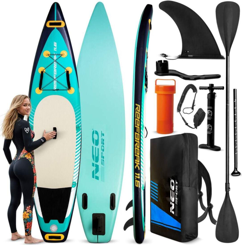 Deska Sup Reefbreak 350 x 81 x 15 cm Neo-Sport 170103Forbedret produkttittel på svensk:Paddleboard Neo-Sport Reefbreak 350 x 81