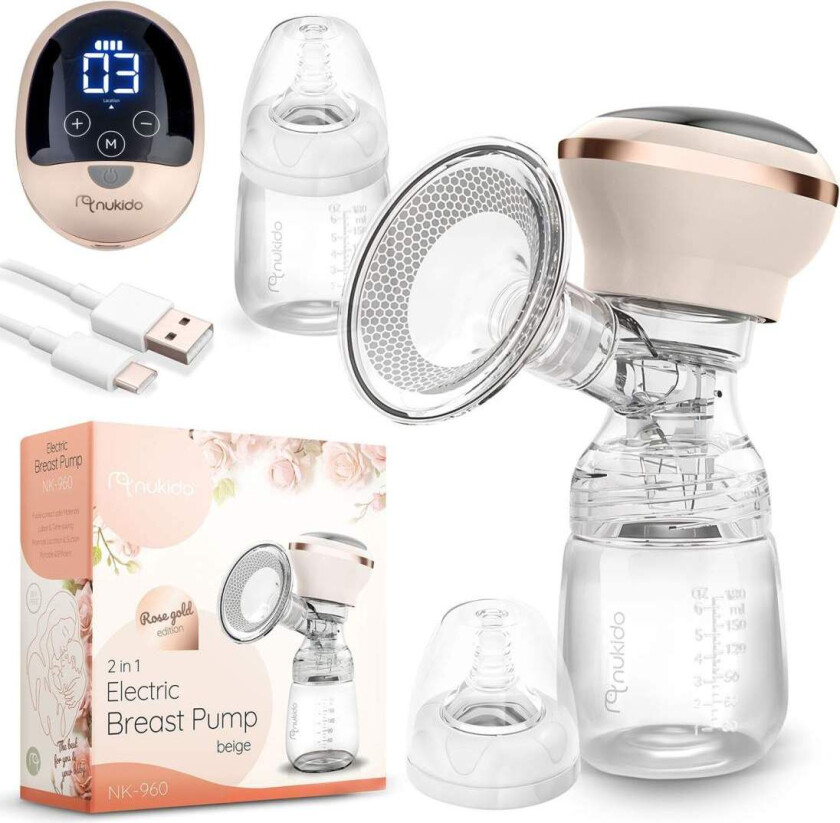 Nukido NK-960 trefase elektrisk brystpumpe