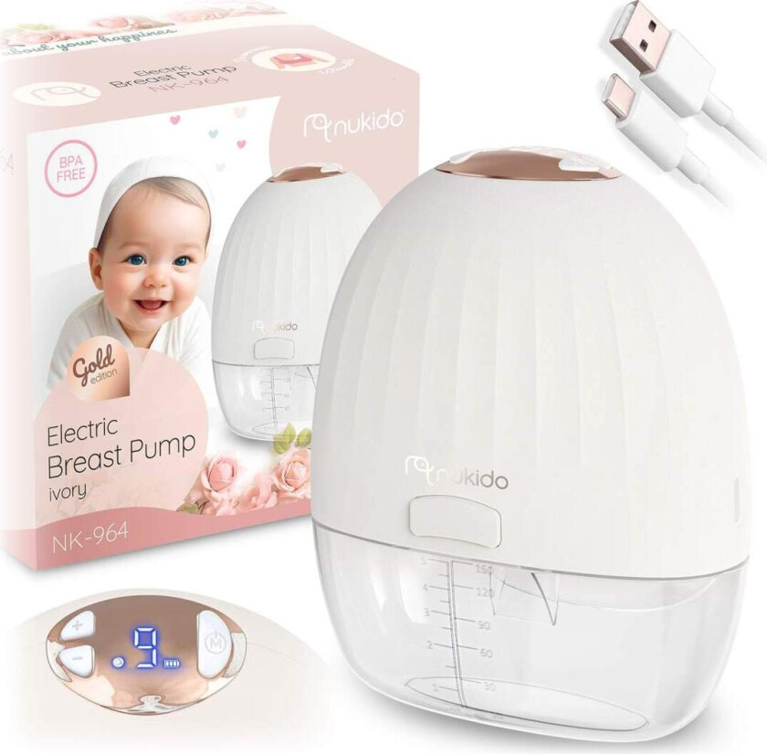 Nukido NK-964 trefase elektrisk brystpumpe