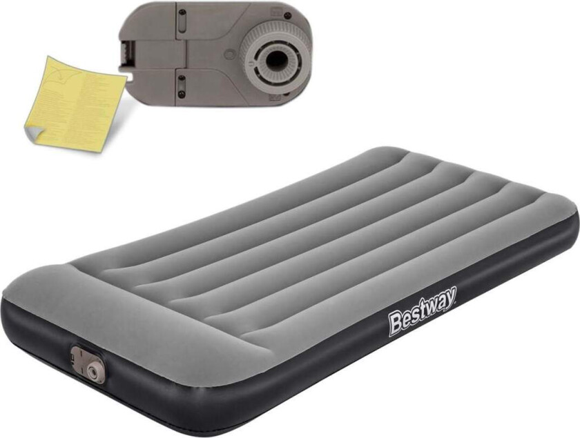 Oppblåsbar madrass 188x99x30 cm med innebygd elektrisk pumpe Bestway 67556