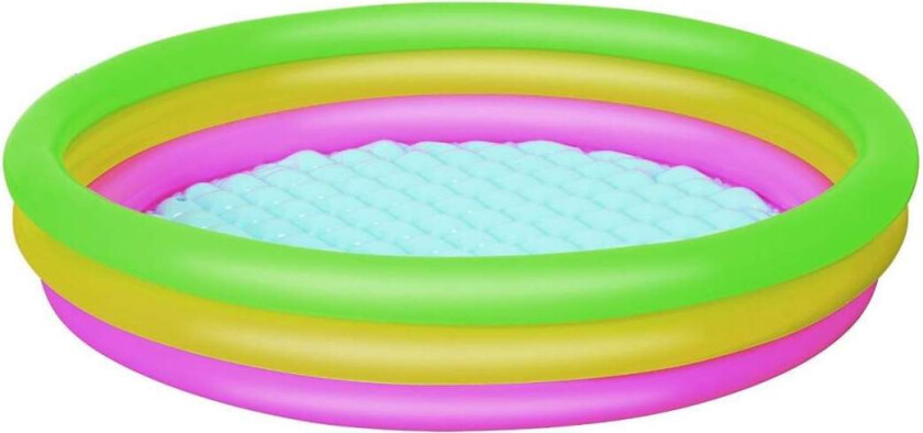 Rainbow oppblåsbart basseng 152 x 30 cm Bestway 51103