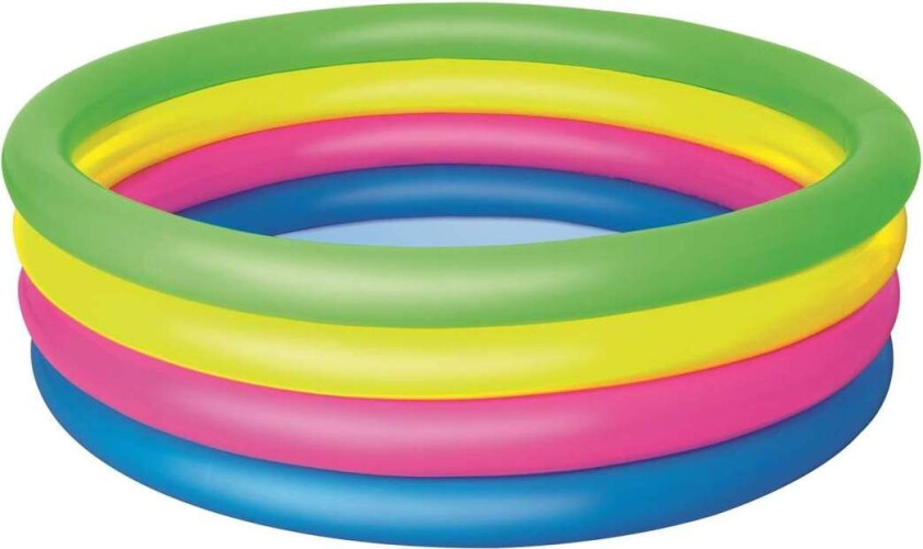 Rainbow oppblåsbart basseng 157 x 46 cm Bestway 51117