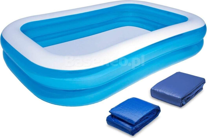 Familie oppblåsbart basseng 262 x 175 x 51 cm 3in1 Bestway 54006