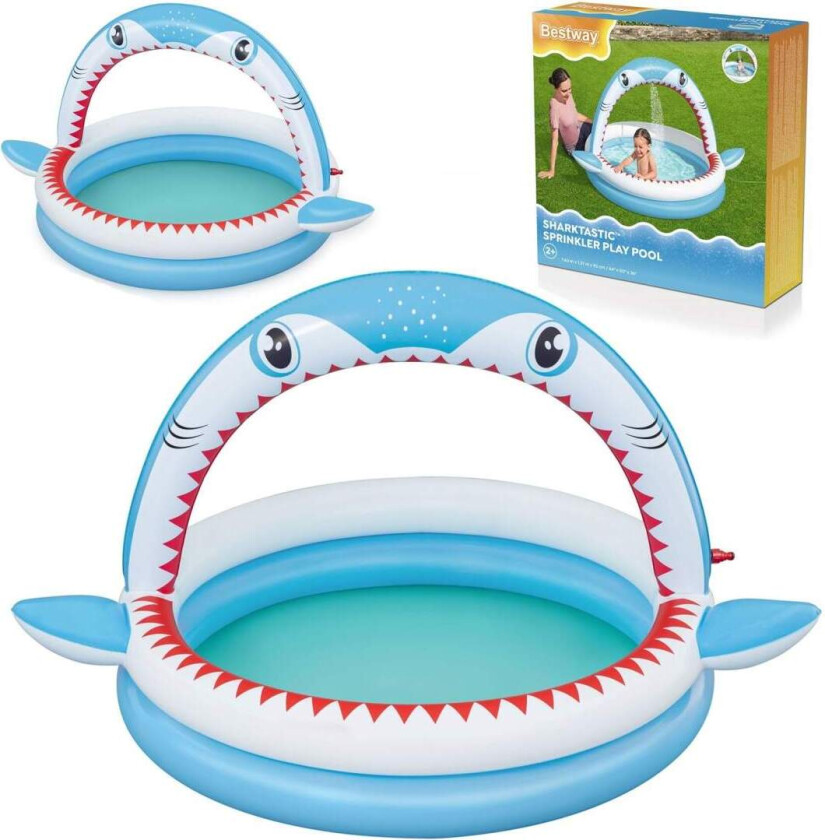 Oppblåsbart basseng med sprinkler 163 x 127 x 92 cm Bestway 53157