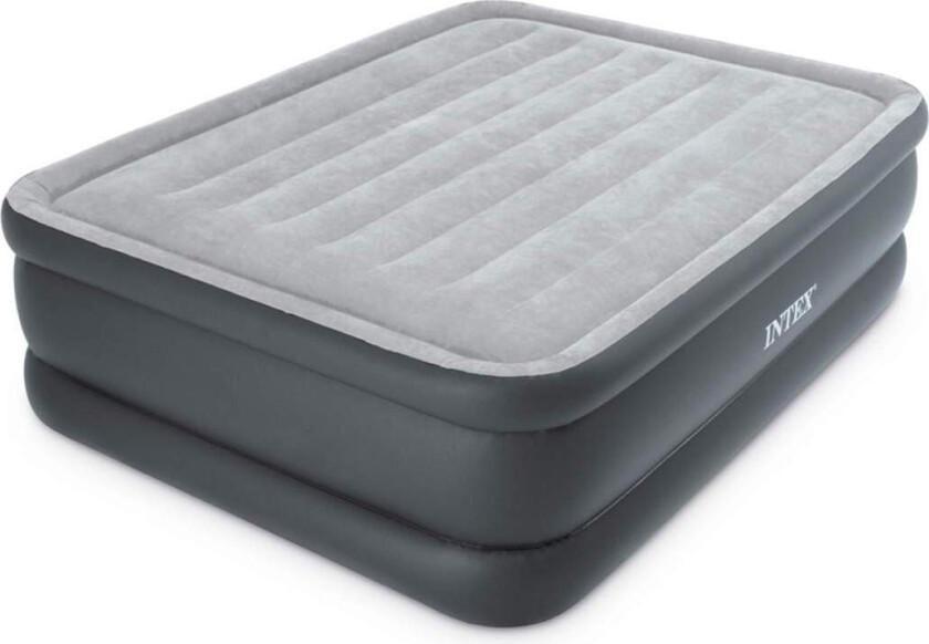Oppblåsbar madrass 203x152x51 cm med innebygd elektrisk pumpe INTEX 64140