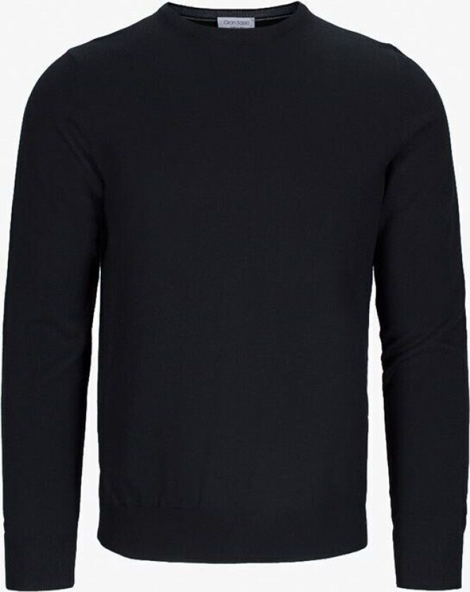 Crew Neck Merino - Black Sort 56