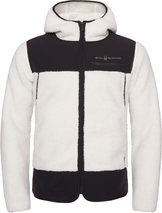 Women's Gale Pile Zip Hood XL, Storm White