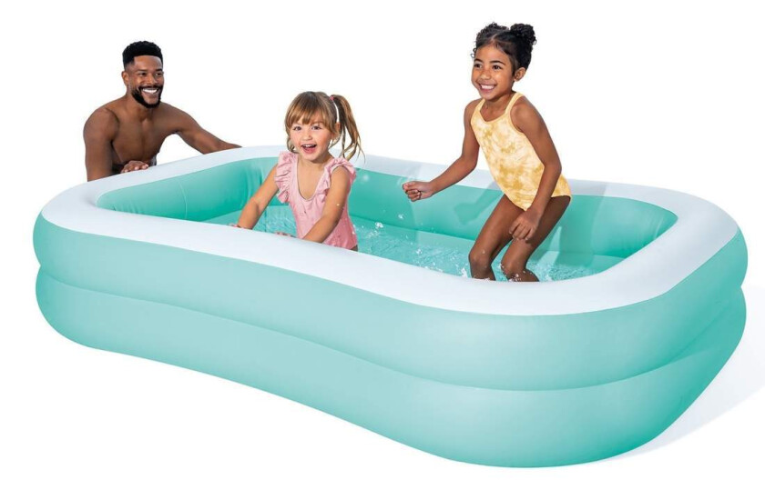 Rektangulært oppblåsbart basseng 229 x 147 x 46 cm Intex 57181