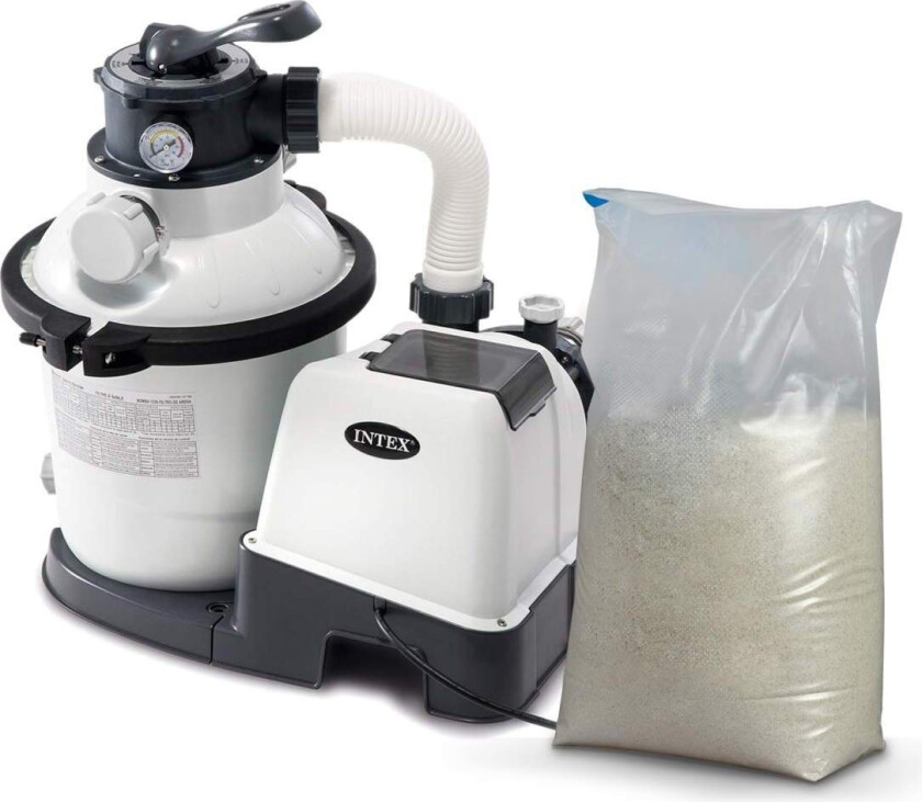 Sandfilterpumpe 5700 l/t INTEX 26644 + 25 kg sand