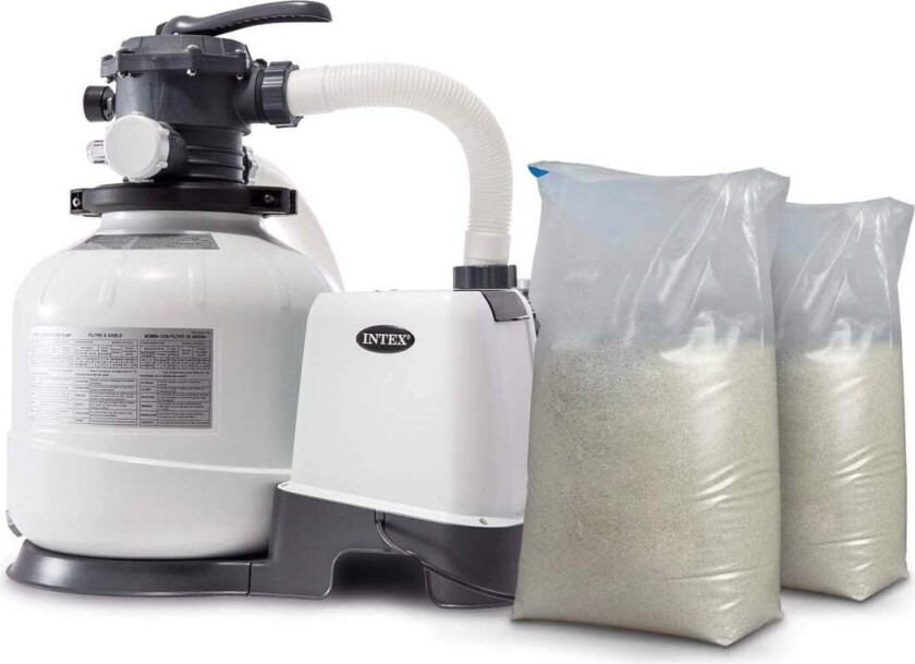 Sandfilterpumpe 10500 l/t INTEX 26648 + 50 kg sand