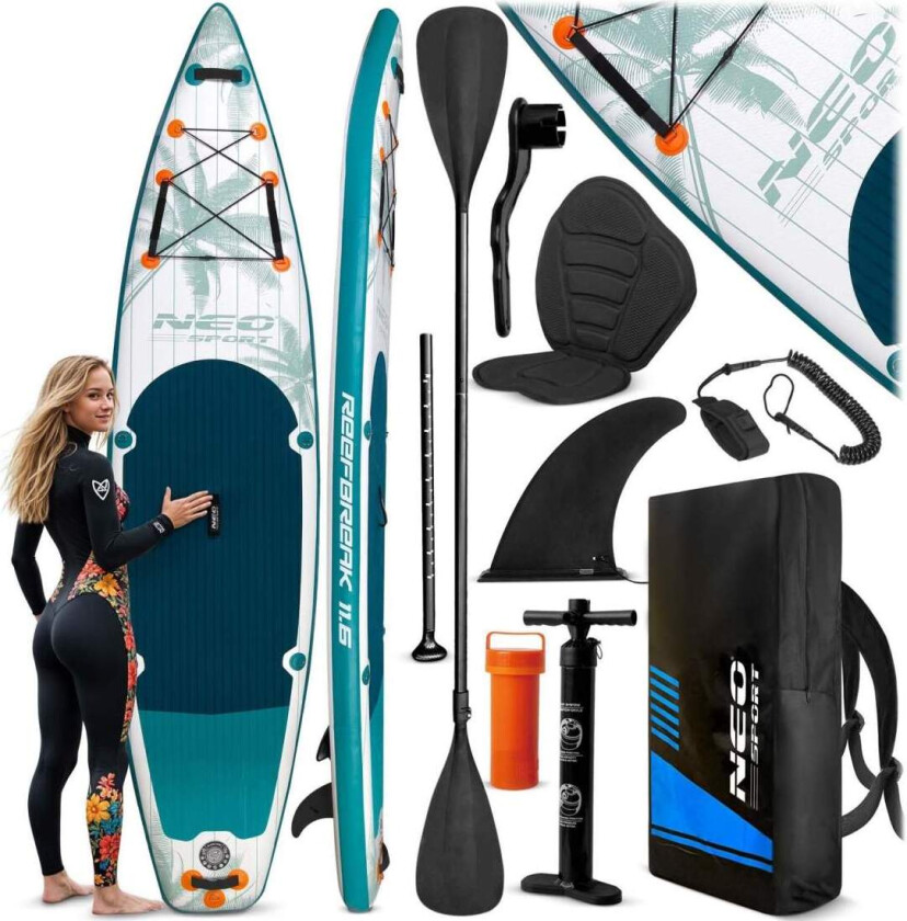 Reefbreak SUP-brett 350 x 81 x 15 cm Neo-Sport 170305