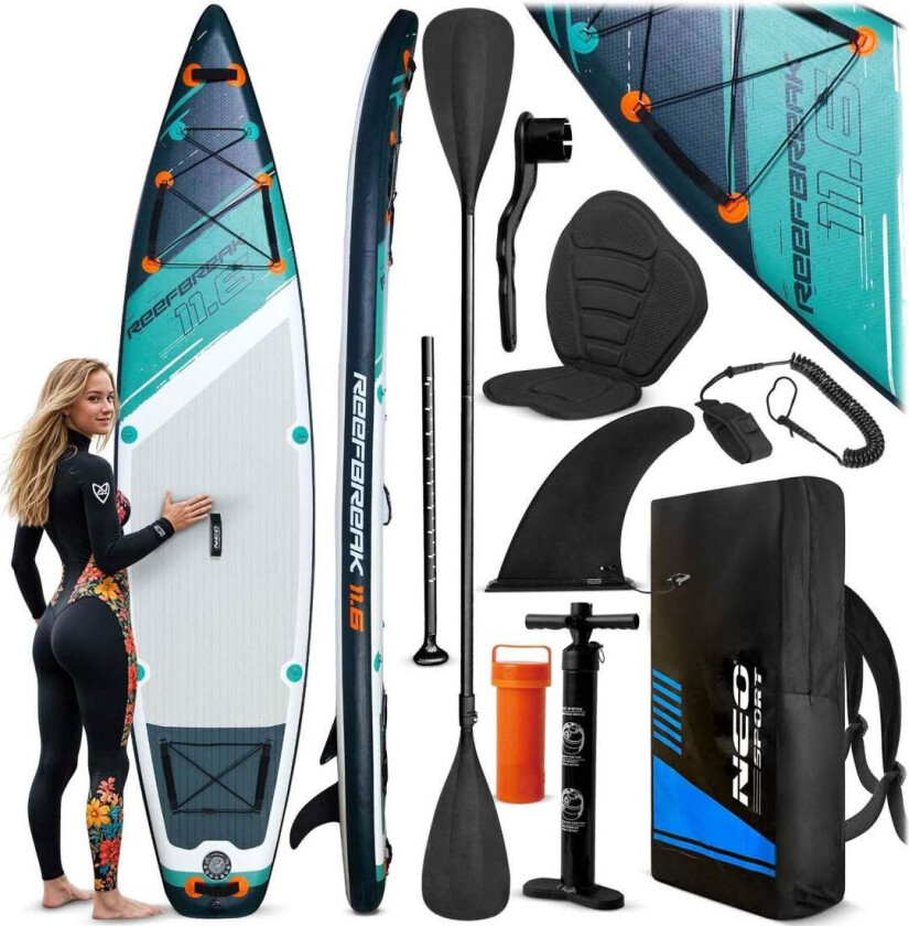 Reefbreak SUP-brett 350 x 81 x 15 cm Neo-Sport 170302
