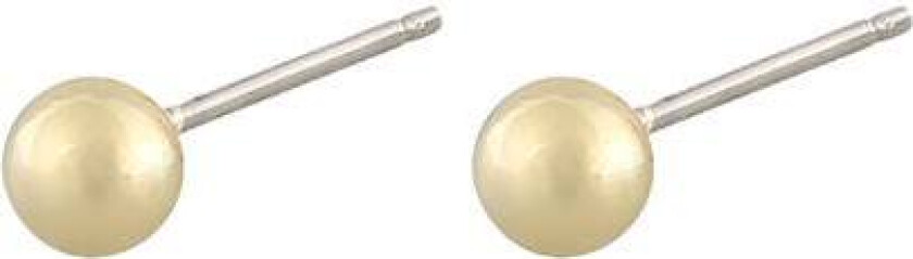 Snö Of Sweden Amsterdam Earring Plain Gold 4mm