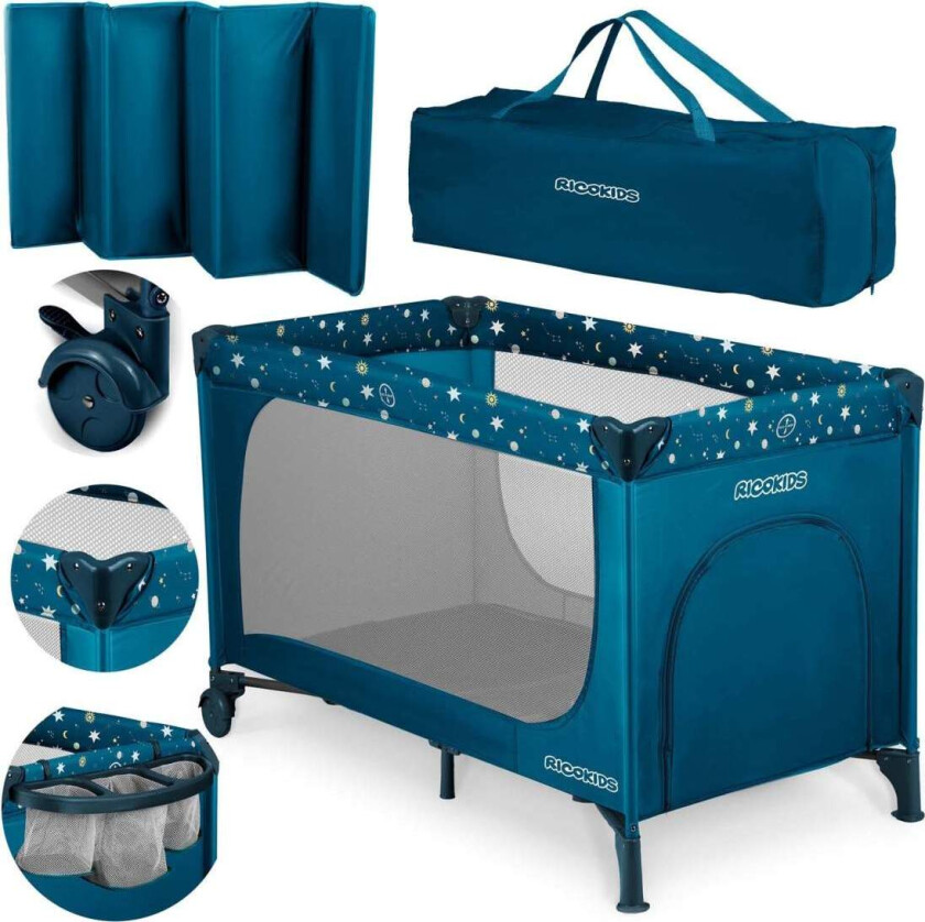 Reiseseng 125 x 65 x 78 cm RK-240 marineblå