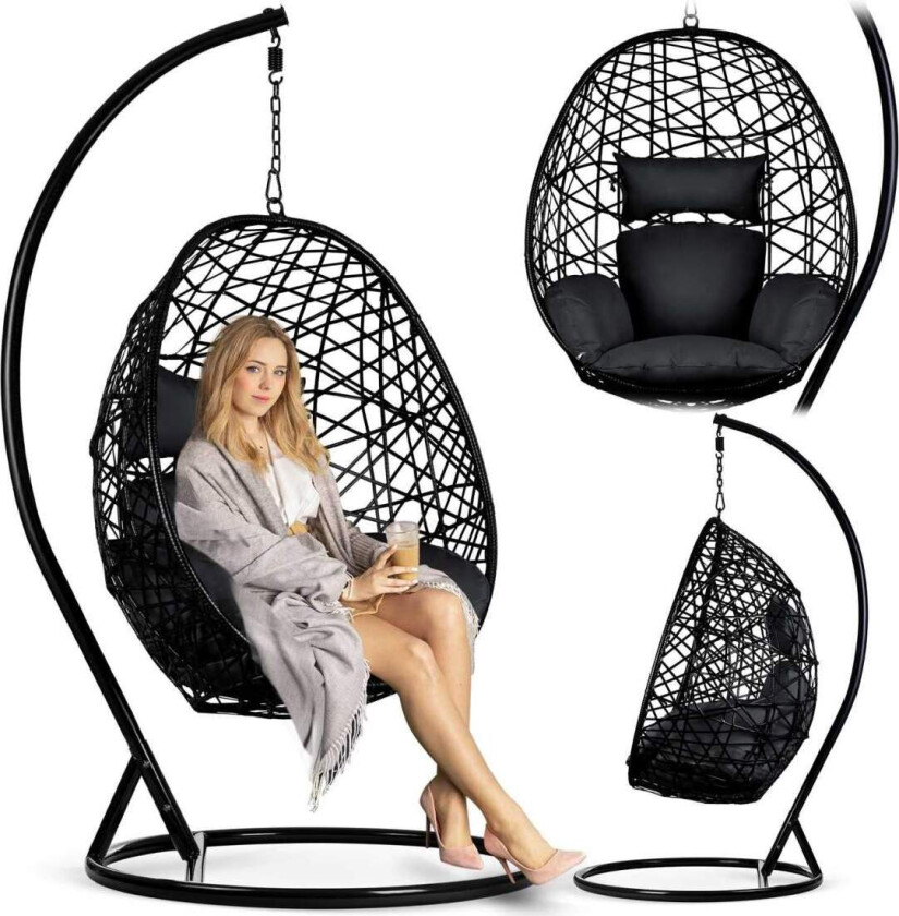 Sabana Sofotel svart hengende hagestol