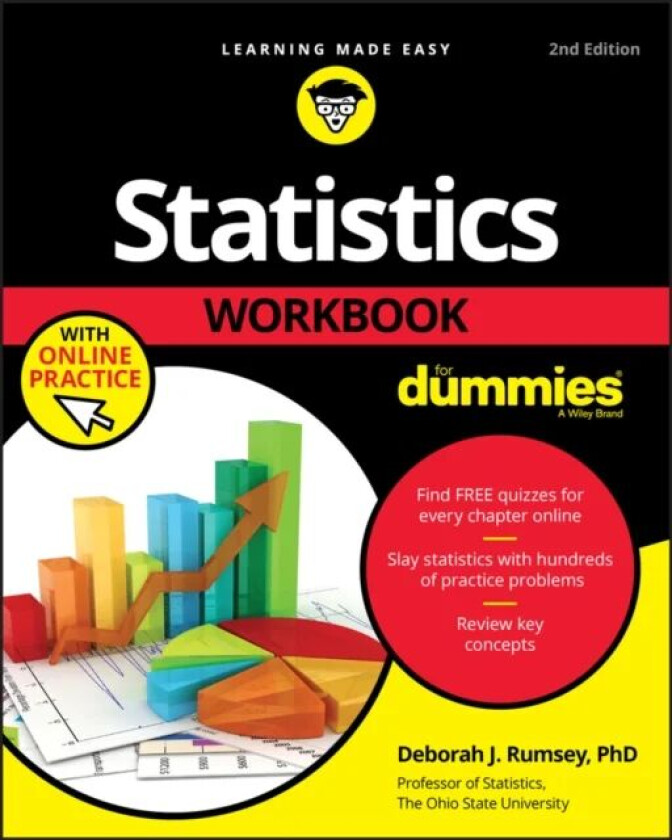 Statistics Workbook For Dummies with Online Practice av Deborah J. Rumsey