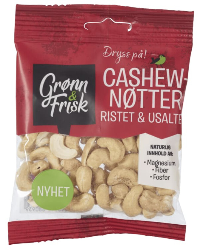Cashewnøtter Ristet 65g