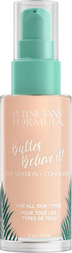 Murumuru Butter Believe It! Foundation + Concealer Fair To Light