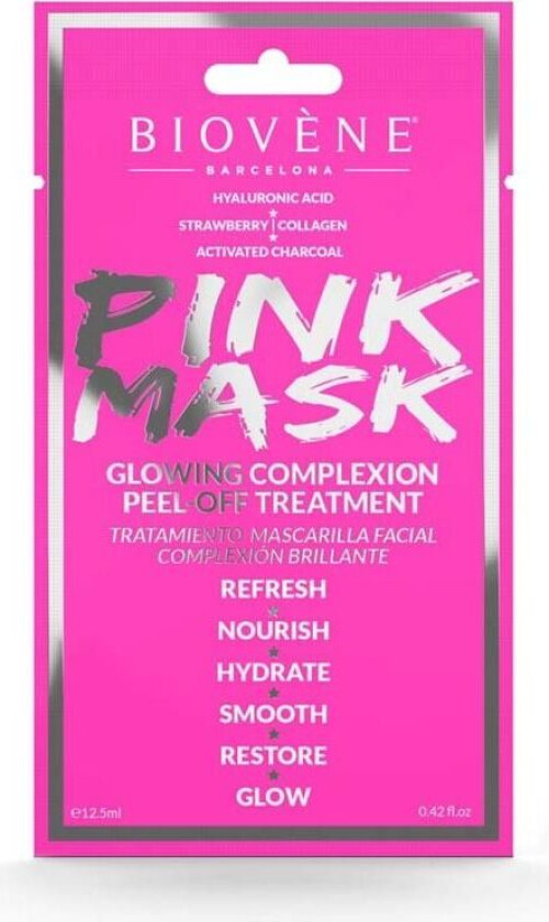 Biovène Pink Mask Glowing Complexion Peel-Off Treatment 12,5ml