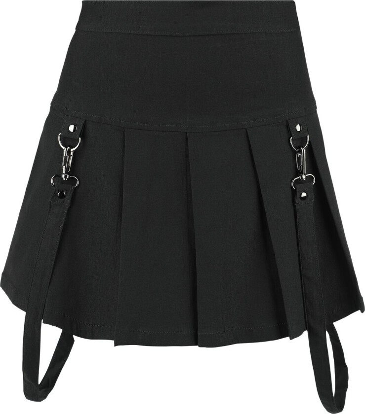 Goth Kort skjørt - Merely A Madness Mini Skirt - XS til XXL - Damer - svart