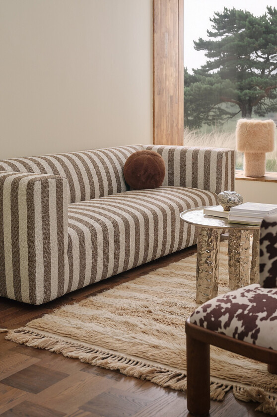 Sofa Lisa 3-seters - Brun