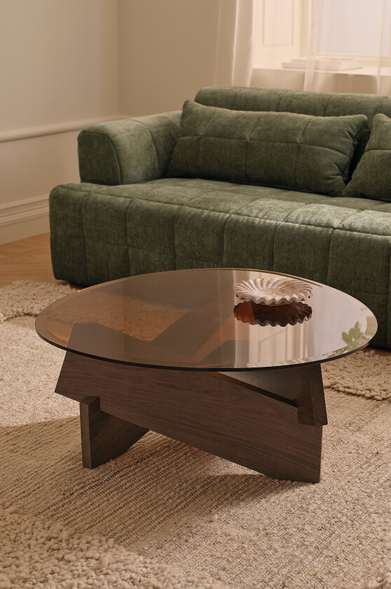 Salongbord Dupla Ø 85 cm - Brun