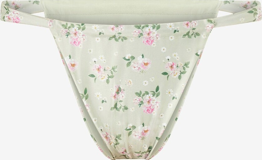 Bikinitruser Gathered Bikini Tanga - Grønn