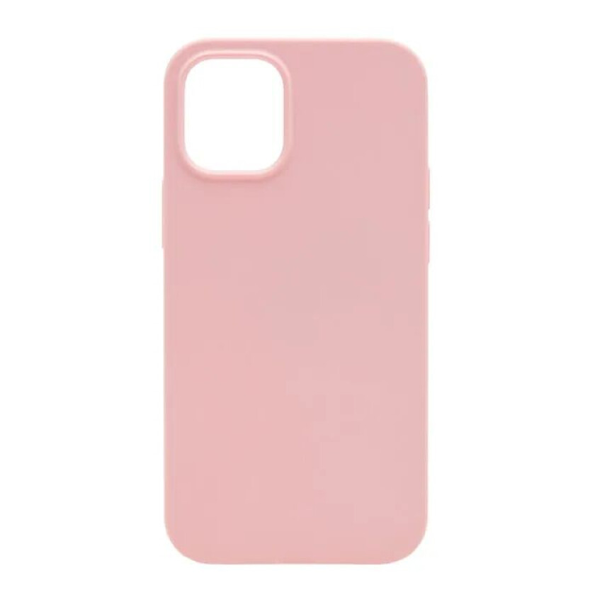 Rubber Case iPhone 12 Mini Svart Rosa