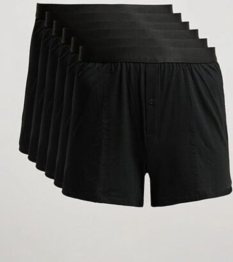 6-Pack Boxer Shorts Black