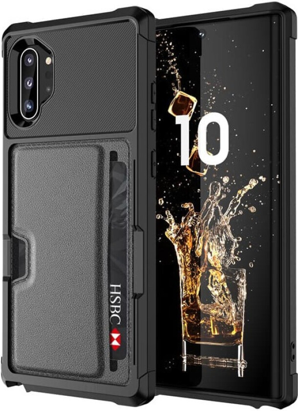 INF Beskyttende Samsung S25 Ultra telefondeksel med kortholder