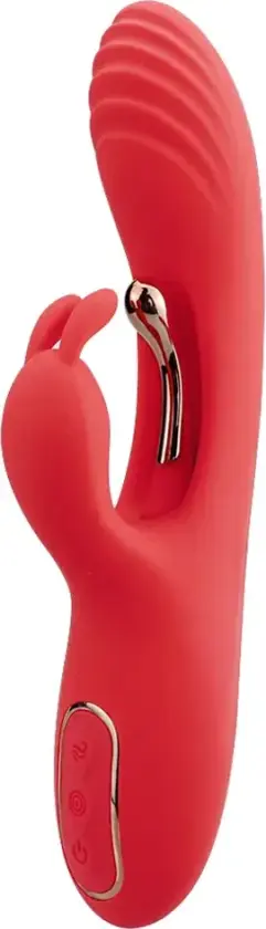 Red & Gold Flapping Rabbit Red