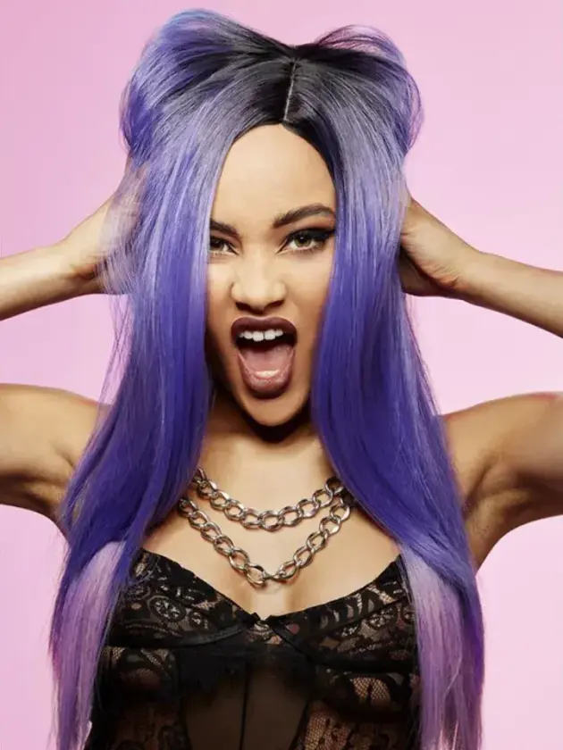 Manic Panic Ombre Two Tone Purple Wig