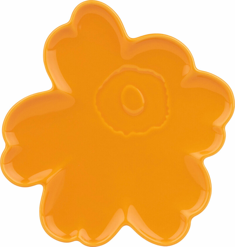 Unikko Shape tallerken Ø20 cm, gul