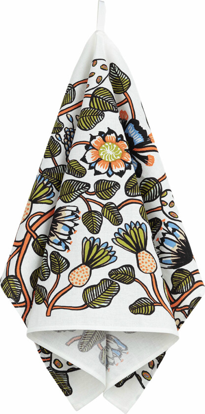 Tiara kjøkkenhåndkle 47 x 70 cm, sand/grønn/oransje