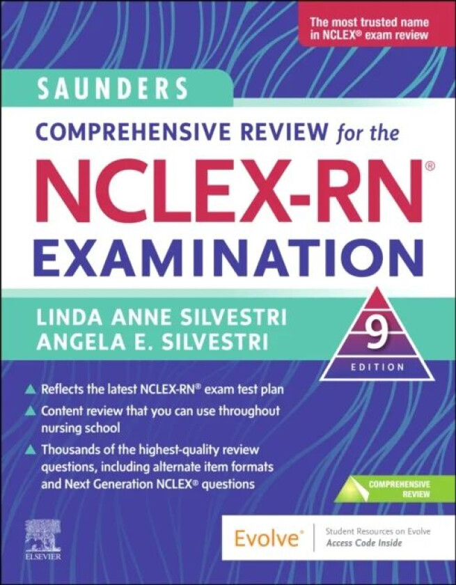 Saunders Comprehensive Review for the NCLEX-RN (R) Examination av Linda Anne (Nursing Instructor University of Nevada Las Vegas Las Nevada Silvestri,