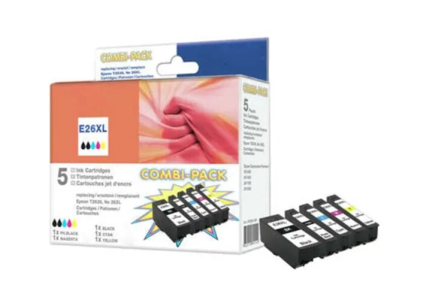 T26XL Blekkpatron 5-pk.