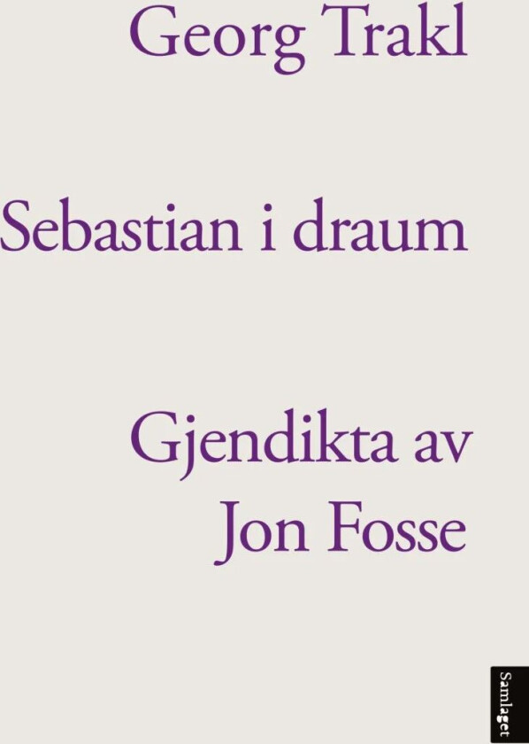 Sebastian i draum av Georg Trakl