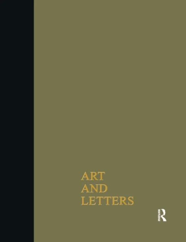 Art & Letters July-Winter 1918 av F. Rutter