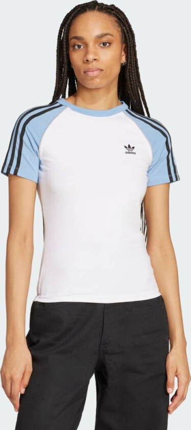 Adicolor 3-Stripes Raglan Slim T-skjorte