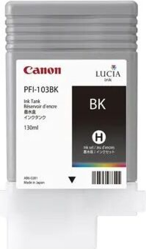 Blekk Svart Pfi-103bk - Ipf-5100/6100